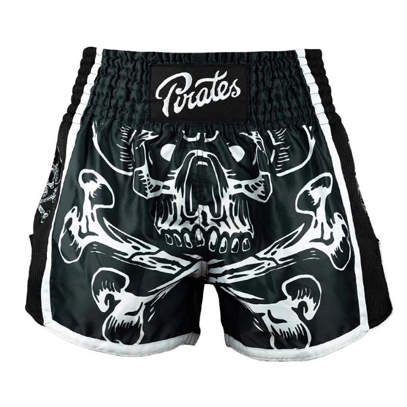 Pride Or Die pirate v2 Thai shorts - black/white